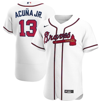 mens nike ronald acuna jr white atlanta braves home authenti